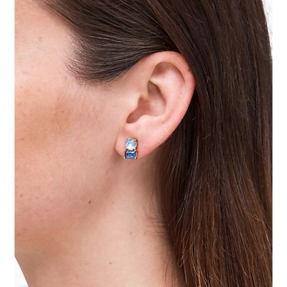 ♠️ SOLD Kate Spade Bright Idea Double Studs ♠️ - Picture 2 of 6